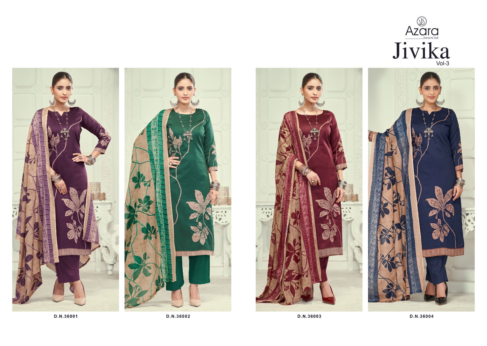 Jivika Vol 3 By Radhika Azara Jam Cotton Printed Dress Material Wholesale Online